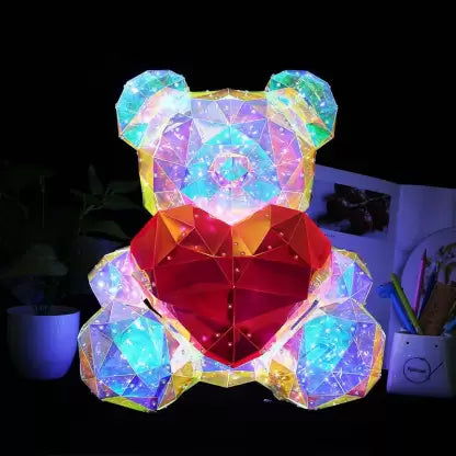 Teddy LED Crystal Night Lamp